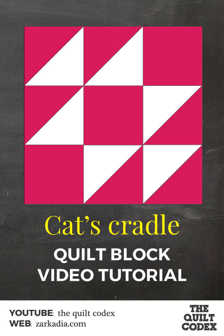 Cat's cradle quilt block