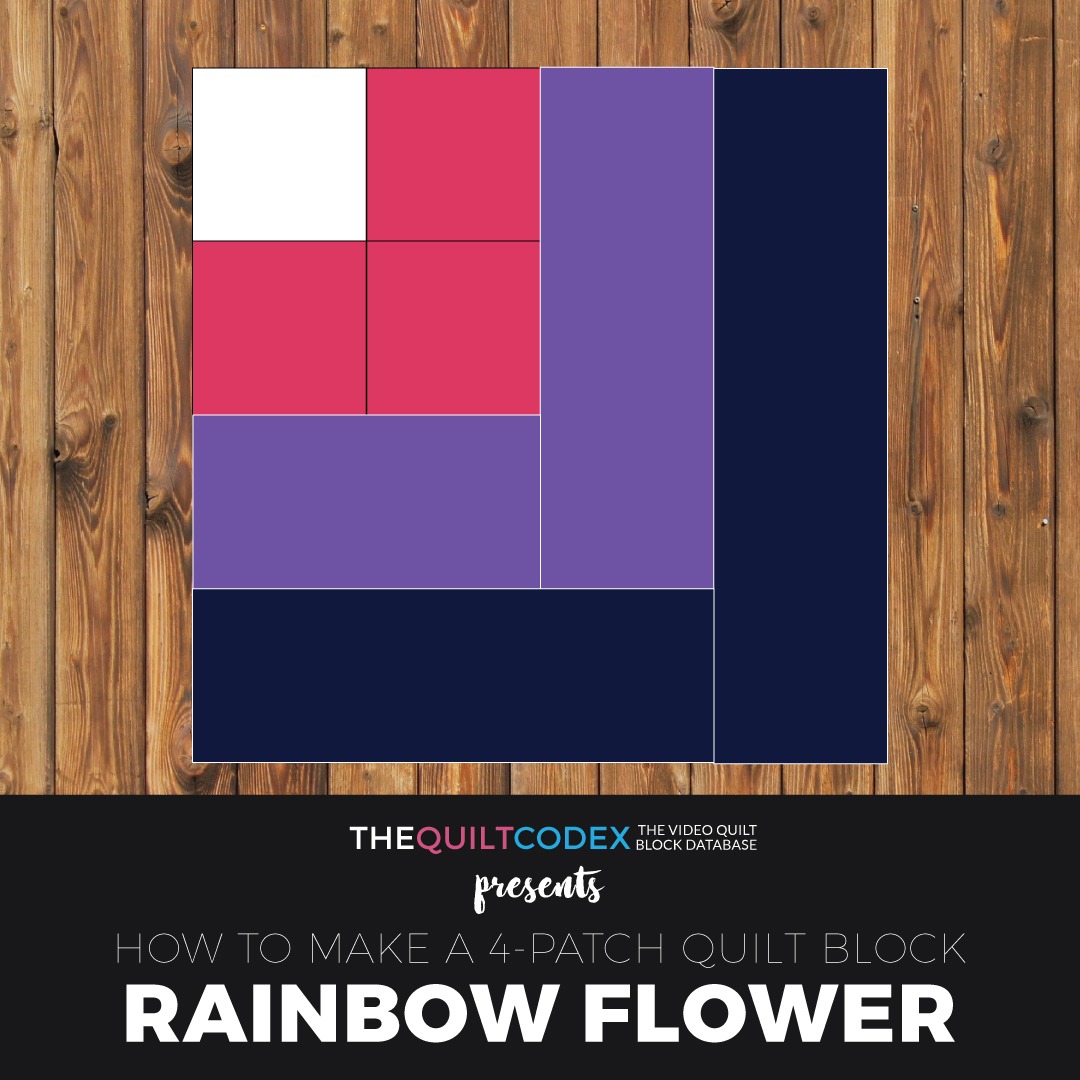 Rainbow-Flower-quilt-block